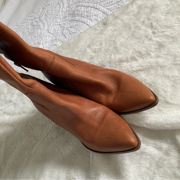 Free People Riley tall slouch boots pebble leather size 39, 8.5-9 - Picture 13 of 16